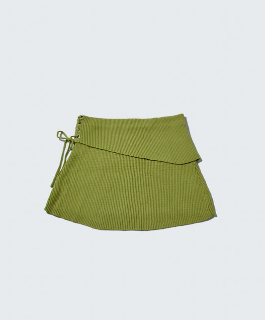 Alyx Corset Mini Skirt - BRIGHT LIME