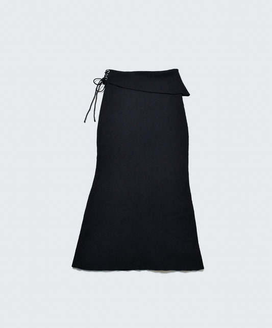 Alyx Corset Midi Skirt - LUNA BLACK